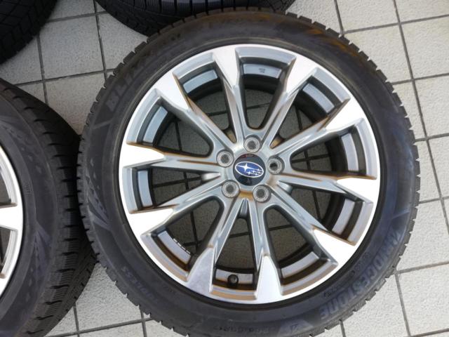 スバル純正 インプレッサスポーツ純正アルミホイール+BRIDGESTONE VRX3 205/50R17
