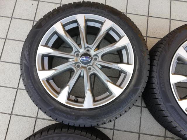 スバル純正 インプレッサスポーツ純正アルミホイール+BRIDGESTONE VRX3 205/50R17