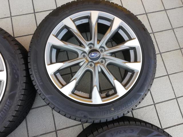 スバル純正 インプレッサスポーツ純正アルミホイール+BRIDGESTONE VRX3 205/50R17
