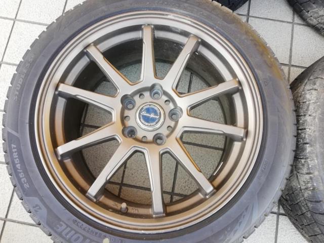 EUROSPORT 10本スポーク+BRIDGESTONE VRX3 235/45R17