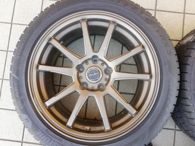 EUROSPORT 10本スポーク+BRIDGESTONE VRX3 235/45R17