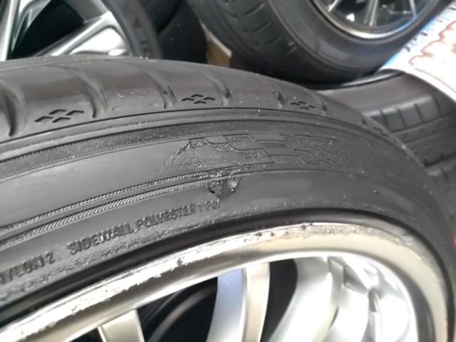 【Carlsson(カールソン)】  CR1/16 RS+【MARSHAL】MU12 245/35R19※2本パンク修理跡あり 1本サイド傷あり