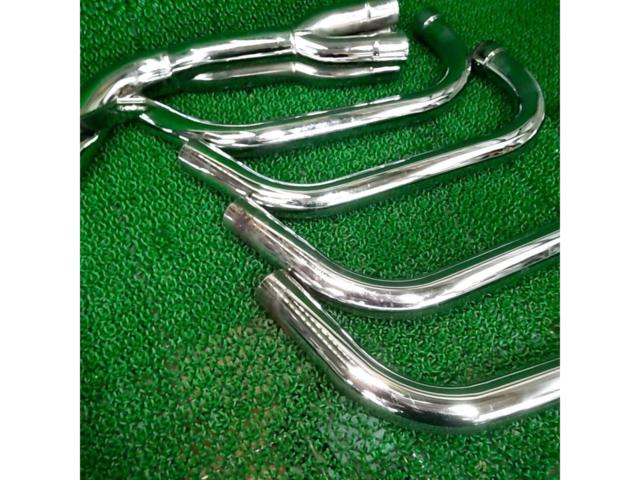 ワケアリ【Pretty Racing】メッキフルエキゾーストマフラー 4-2-1管 NC31/CB400SF※カット加工あり