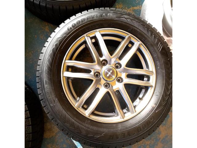 SG-E ツイン6本スポークホイール+【GOODYEAR】ICENAVI8