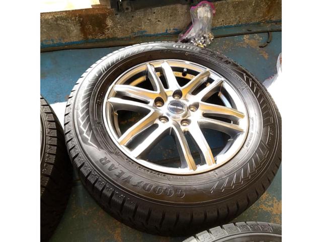 SG-E ツイン6本スポークホイール+【GOODYEAR】ICENAVI8