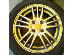 【BRIDGESTONE(ブリヂストン)】ECO FORME(エコフォルム) スポークホイール+【YOKOHAMA】iceGUARD iG70 165/65R15 2024年製造