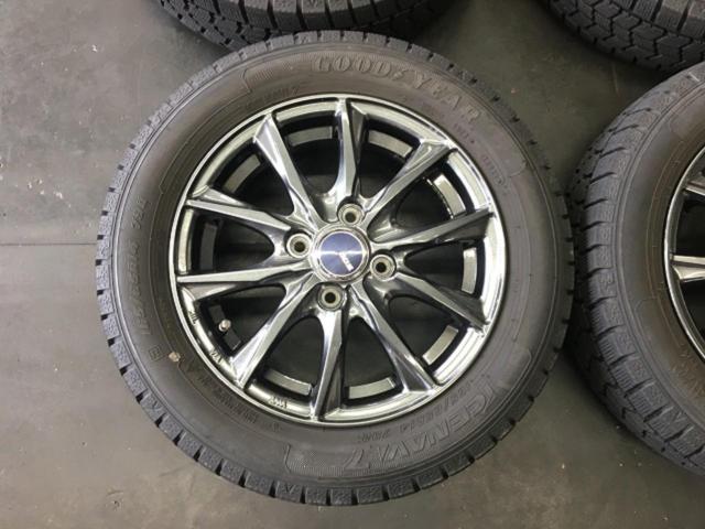 【BADX(バドックス)】D.O.S.(ディーオーエス) スポークホイール+【GOODYEAR】ICENAVI7 165/65-14