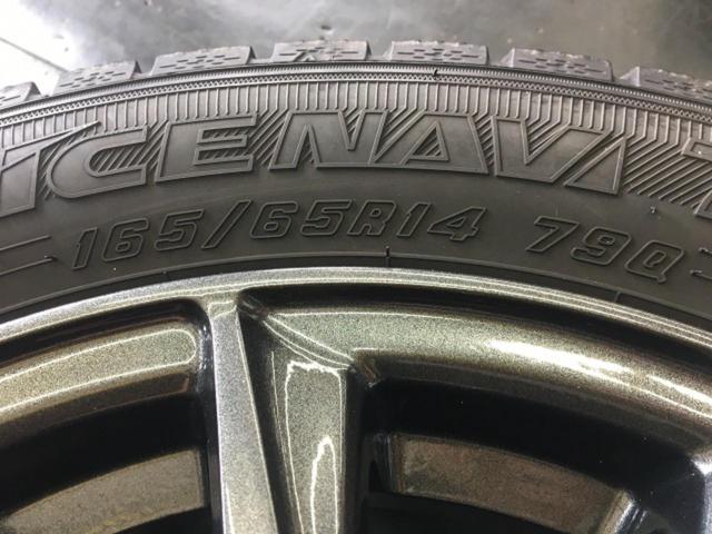 【BADX(バドックス)】D.O.S.(ディーオーエス) スポークホイール+【GOODYEAR】ICENAVI7 165/65-14