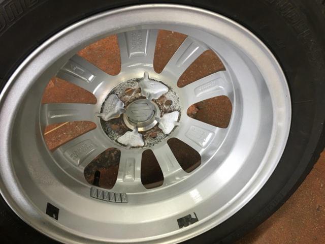 スズキ純正 エブリィワゴン(DA17W)純正 アルミホイール+BRIDGESTONE BLIZZAK VRX2