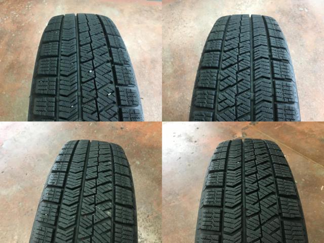 スズキ純正 エブリィワゴン(DA17W)純正 アルミホイール+BRIDGESTONE BLIZZAK VRX2