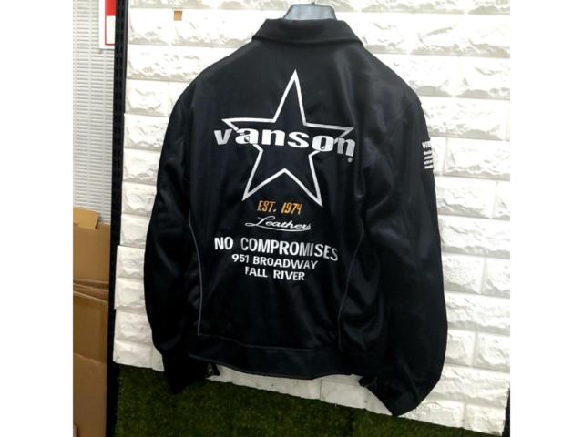 パット付き!! 【Vanson】 ナイロンメッシュジャケット
