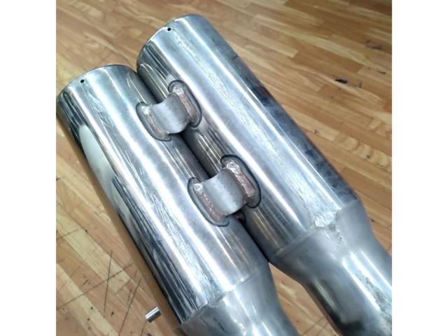 メーカー不明 ダブル出しオールステンマフラー