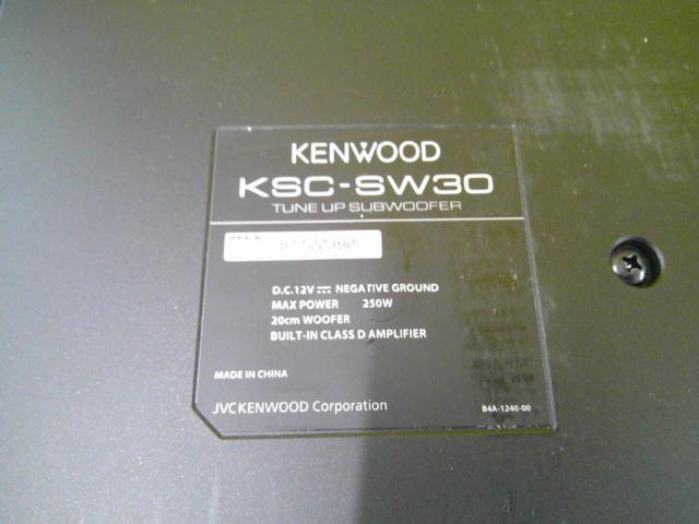 KENWOOD
KSC-SW 30