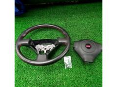 STI インップレッサ WRX STI GDB レザーステアリング