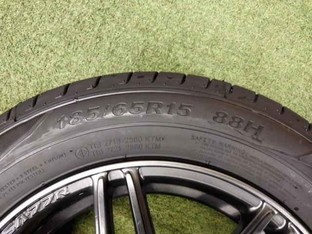 [4H] 【タイヤラベル付きセット!】 WedsSport SA-77R [WBC] + KENDA KENETICA ECO KR203 185/65R15 2026年モデル