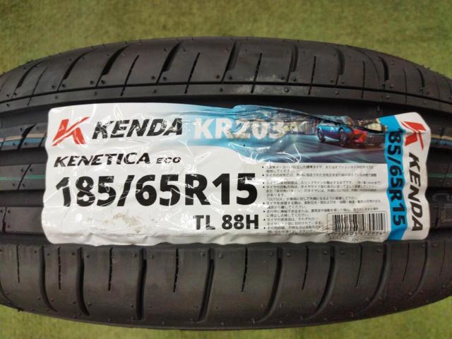[4H] 【タイヤラベル付きセット!】 WedsSport SA-77R [WBC] + KENDA KENETICA ECO KR203 185/65R15 2026年モデル