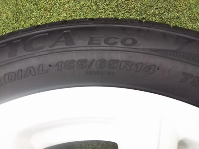 ☆9月お買い得品☆[軽14] 【タイヤラベル付きセット!】 PREMIX NANA + KENDA KENETICA ECO KR203 155/65R14 2026年モデル
