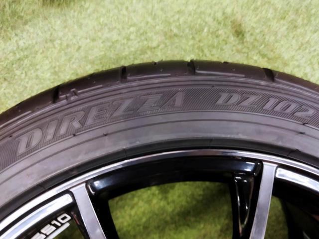 ☆9月お買い得品☆[114.3-5H] 【ラベル付き☆街乗りスポーツタイヤセット!】 LM SPORT CROSS10 + DUNLOP DIREZZA DZ102