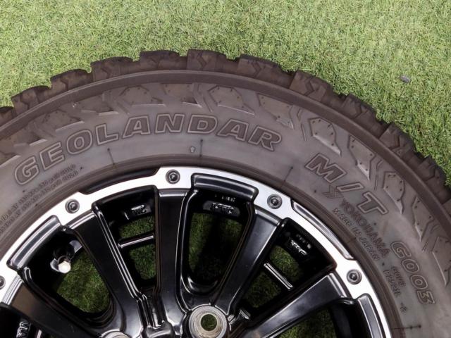 【N-VANなど☆人気のマット系アルミセット!】 MUD BAHN XR-600S + YOKOHAMA GEOLANDAR M/T G003 145/80R12 2024年モデル