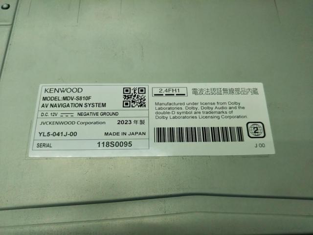 KENWOOD 彩速ナビ MDV-S810F [8インチ/フローティング] カーナビゲーション