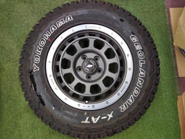 [114.3-5H] 【人気☆SUVセット!】 WORK CRAG T-GRABIC + YOKOHAMA GEOLANDAR X-AT 235/70R16 2026年モデル