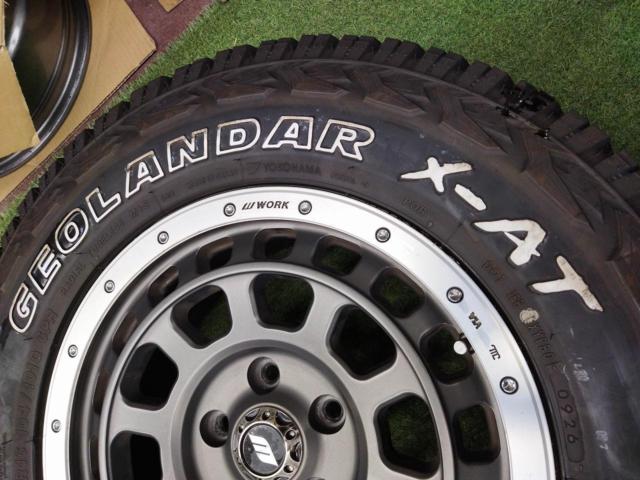 [114.3-5H] 【人気☆SUVセット!】 WORK CRAG T-GRABIC + YOKOHAMA GEOLANDAR X-AT 235/70R16 2026年モデル