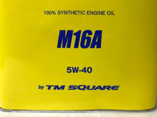 ☆ 未使用品 ☆ TM SQUARE M16A 5W-40 エンジンオイル 4.3L缶