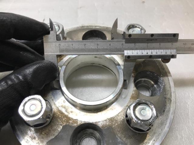 ノーブランド 20mm ハブリング一体型ワイドトレッドスペーサー M12×P1.5 100-4H