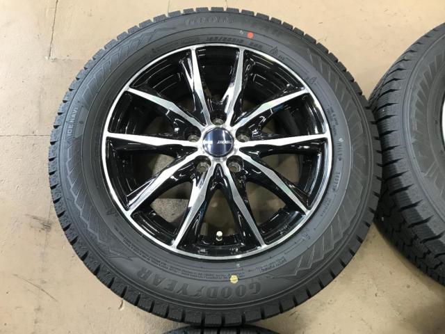 ☆ 100-5H 10系シエンタ ☆ BADX(バドックス) D.O.S.(ディーオーエス) スポークホイール + GOODYEAR ICENAVI 8