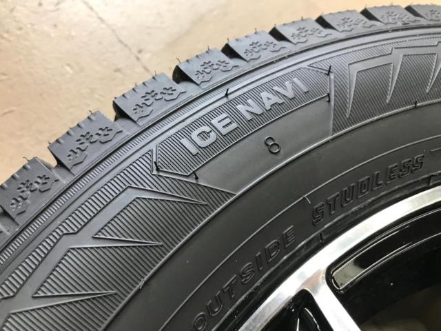 ☆ 100-5H 10系シエンタ ☆ BADX(バドックス) D.O.S.(ディーオーエス) スポークホイール + GOODYEAR ICENAVI 8