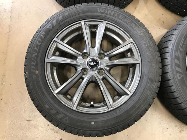 ☆ コンパクトカー!! ☆ weds(ウェッズ) NIRVANA NV ツインスポーク + DUNLOP(ダンロップ) WINTERMAXX03