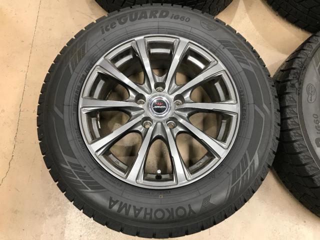 ☆ 20系30系 アルファード/ヴェルファイア ☆ DUNLOP(ダンロップ) AIRNOVA SB10スポークホイール + YOKOHAMA(ヨコハマ) iceGUARD iG60