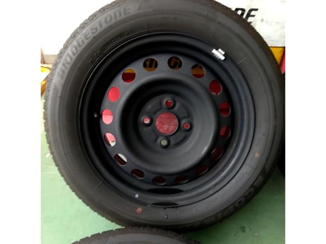 15インチ スチールホイール+【BRIDGESTONE】ECOPIA EP150