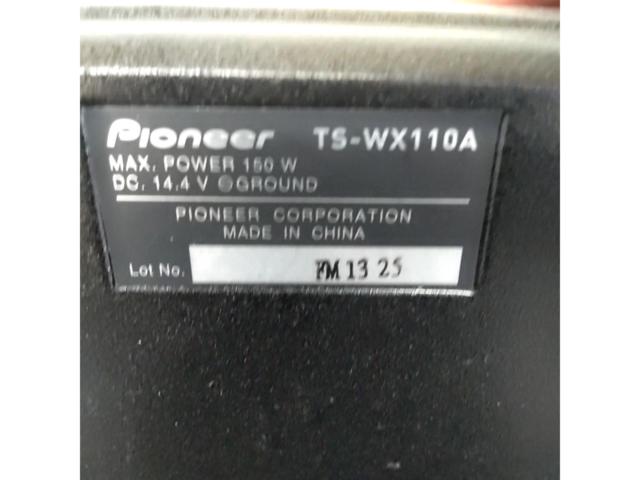 【carrozzeria】TS-WX110A チューンナップウーファー