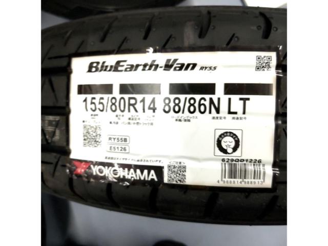 【トヨタ純正】 プロボックス スチール 純正+【YOKOHAMA】BluEart-Van RY55 155/80R14 88/86 N LT