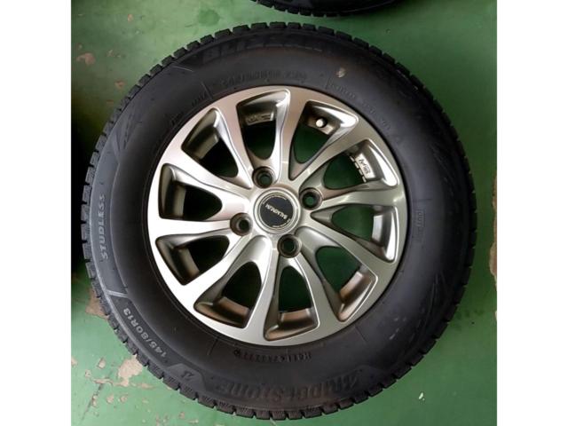 【BRIDGESTONE(ブリヂストン)】BALMINUM(バルミナ) TR10+BRIDGESTONE BLIZZAK VRX3 4/4