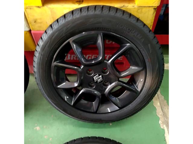 【スズキ純正】 イグニス純正ホイール+YOKOHAMA ice GUARD ig70