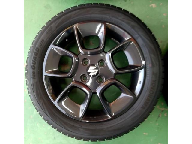 【スズキ純正】 イグニス純正ホイール+YOKOHAMA ice GUARD ig70