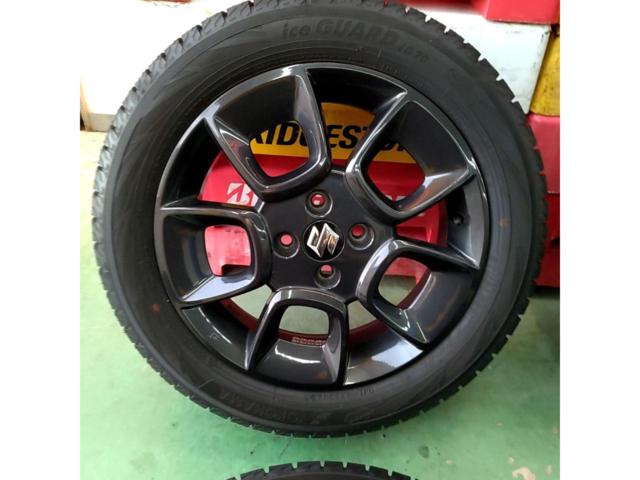 【スズキ純正】 イグニス純正ホイール+YOKOHAMA ice GUARD ig70