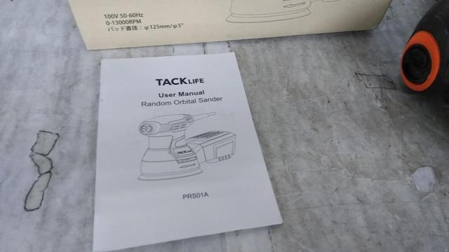 【WG】TACKLIFE PRS01A ランダムサンダー