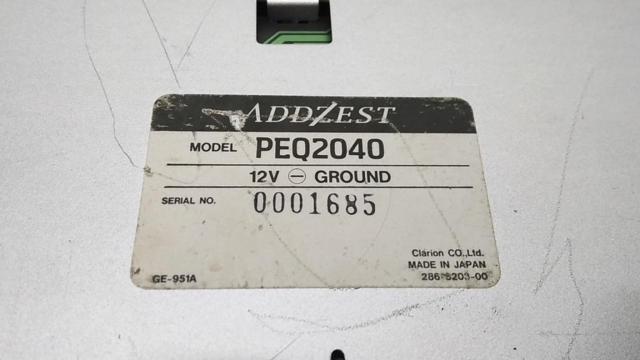 ADDZEST PEQ2040 2ch4バンドパラメトリックイコライザー