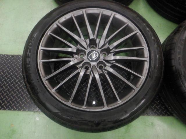 6LEXUS LS460 Fスポーツ 後期純正 アルミホイール(BBS製 RV748)+MINERVA RADIAL F205