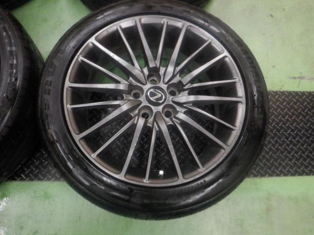 6LEXUS LS460 Fスポーツ 後期純正 アルミホイール(BBS製 RV748)+MINERVA RADIAL F205