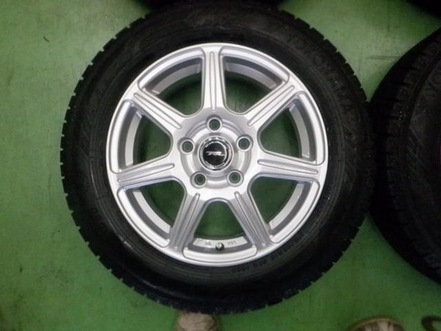 2BRIDGESTONE(ブリヂストン)  TOPRUN R7 7本スポーク アルミホイール  + YOKOHAMA(ヨコハマ) ice GUARD iG60