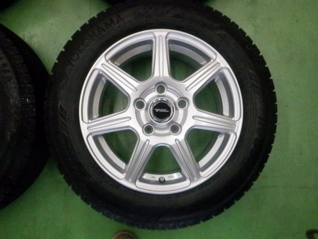 2BRIDGESTONE(ブリヂストン)  TOPRUN R7 7本スポーク アルミホイール  + YOKOHAMA(ヨコハマ) ice GUARD iG60