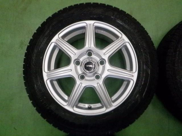 2BRIDGESTONE(ブリヂストン)  TOPRUN R7 7本スポーク アルミホイール  + YOKOHAMA(ヨコハマ) ice GUARD iG60