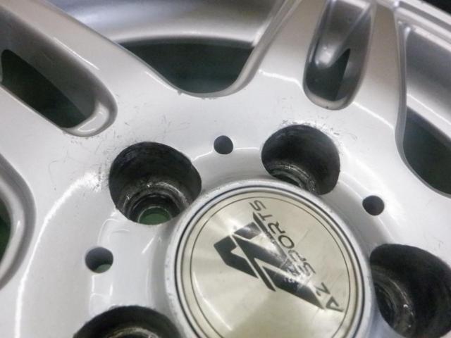 4AZ SPORTS ツイン5本スポーク+BRIDGESTONE BLIZZAK VRX2