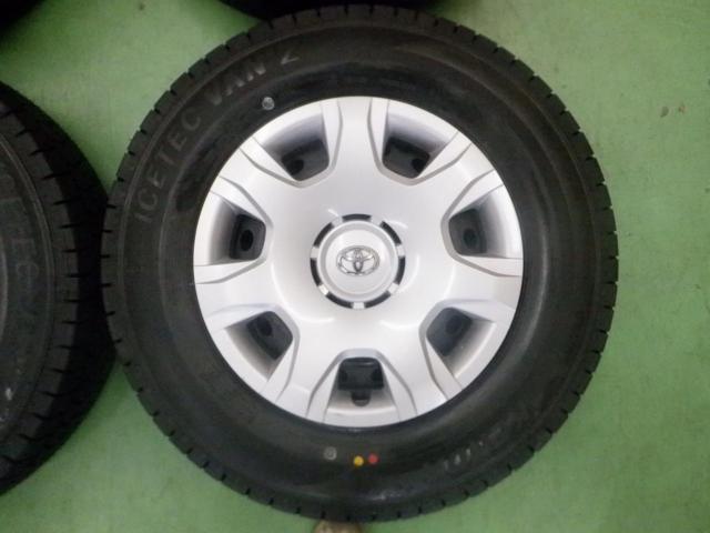 8トヨタ純正(TOYOTA)  ハイエース200系純正スチールホイール  + KENDA(ケンダ) ICETEC VAN’Z WR01