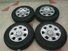 【トヨタ純正】 TOYOTA ハイエース200系 純正スチールホイール+BRIDGESTONE ECOPIA RD613