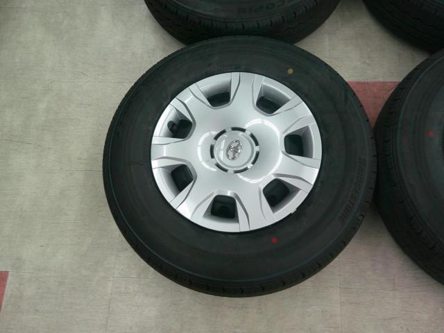 【トヨタ純正】 TOYOTA ハイエース200系 純正スチールホイール+BRIDGESTONE ECOPIA RD613